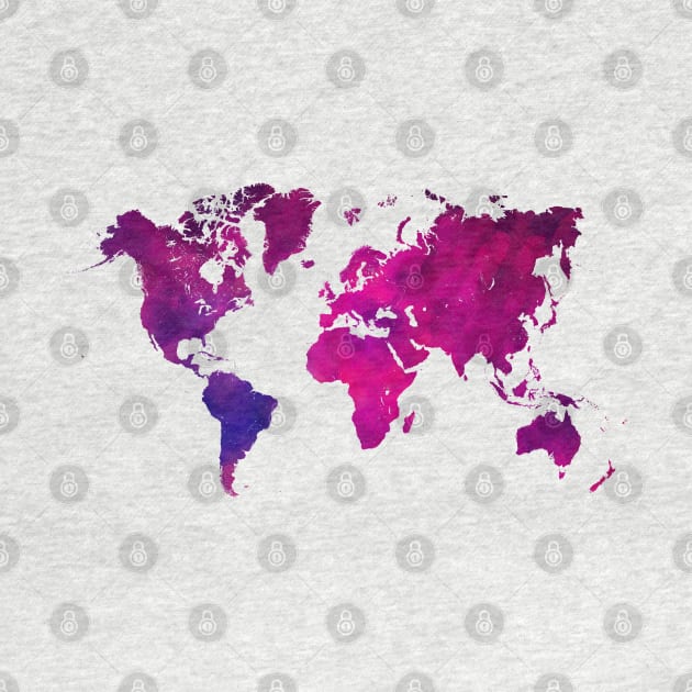 world map purple  #map #worldmap by JBJart